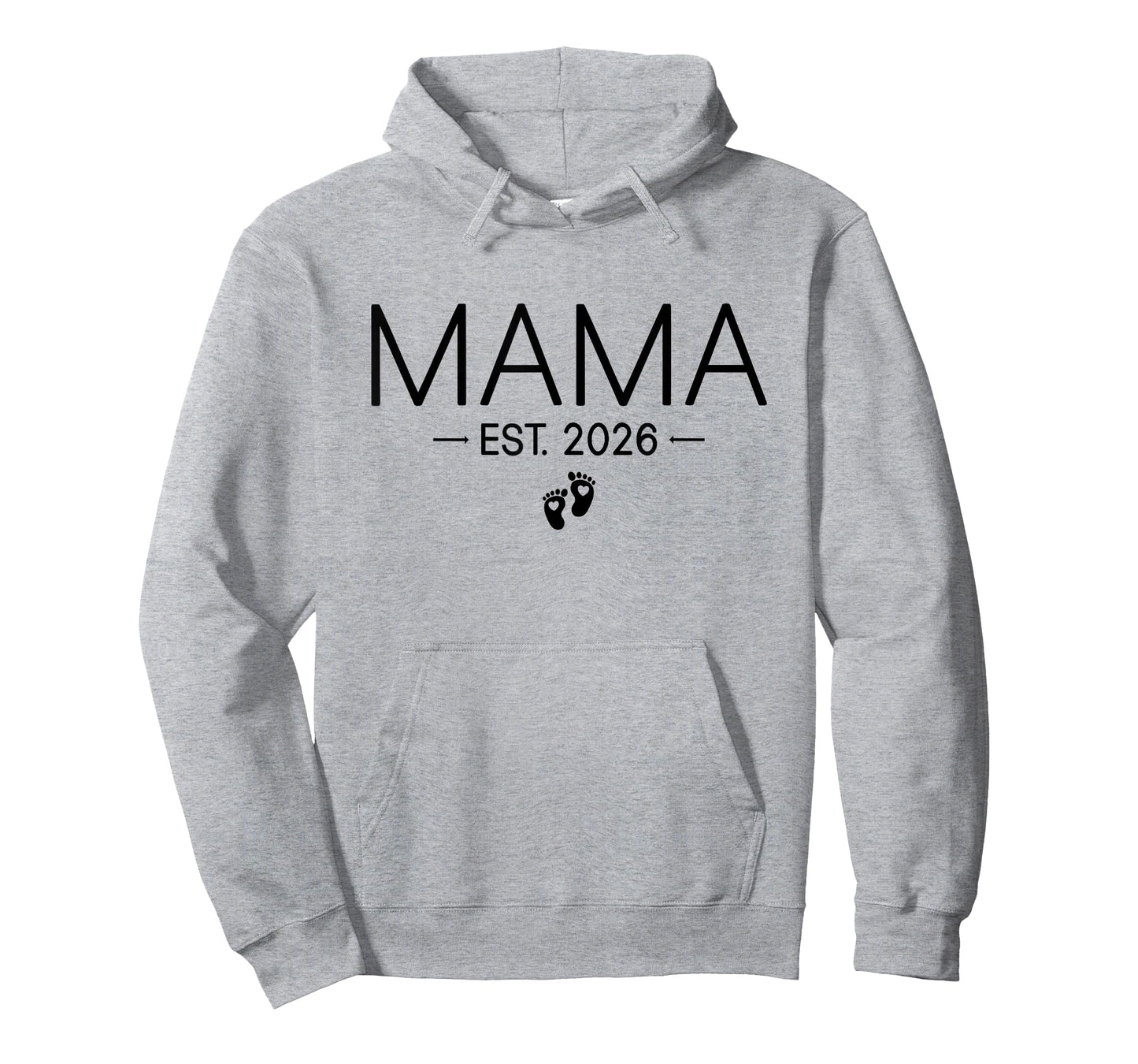 Mama Est 2026 New Dad and Mom Matching Mama to Be 2026 T-Shirt