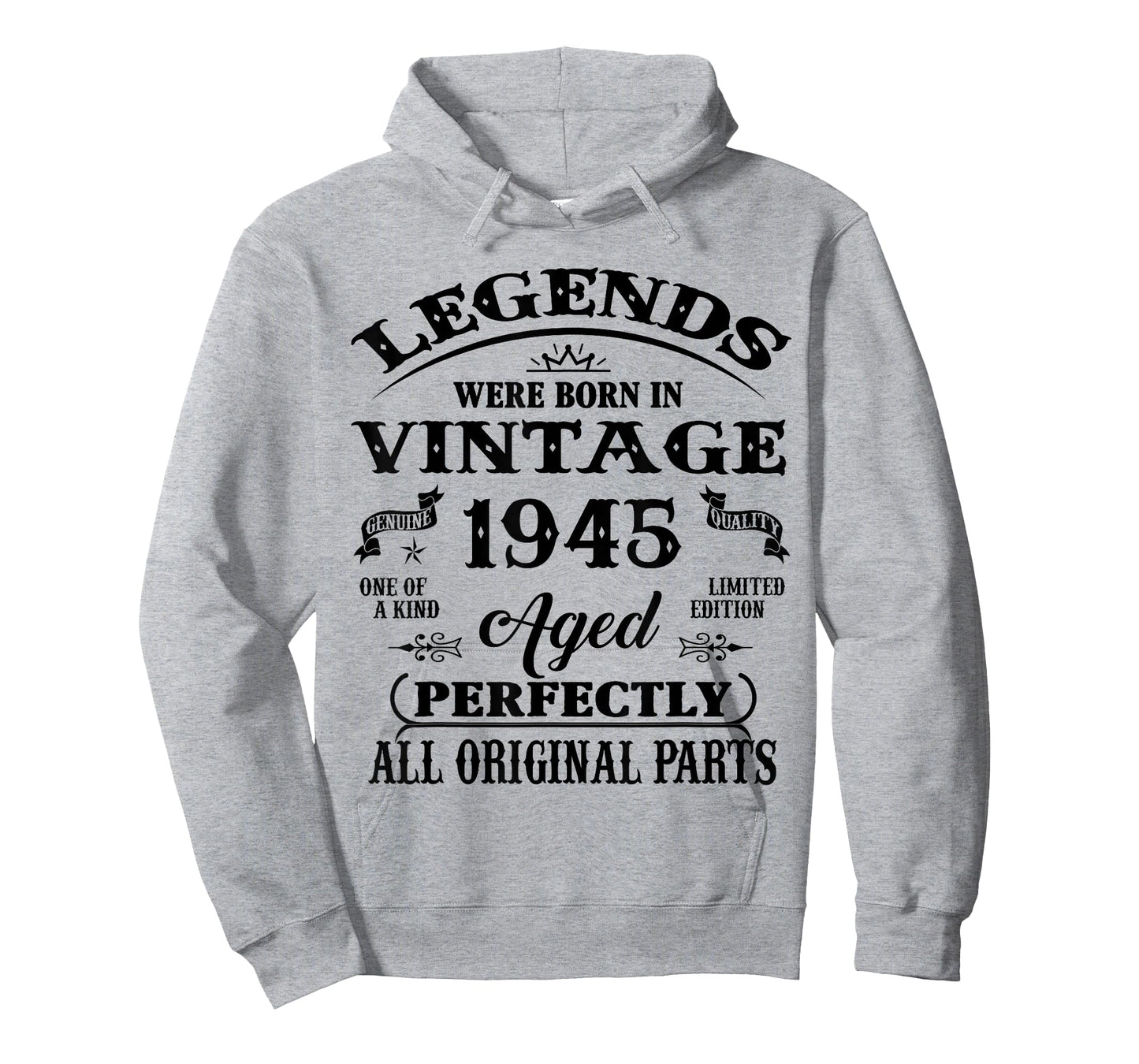 81st Birthday Gift Legend Born in 1945 81 for Years Old T-Shirt