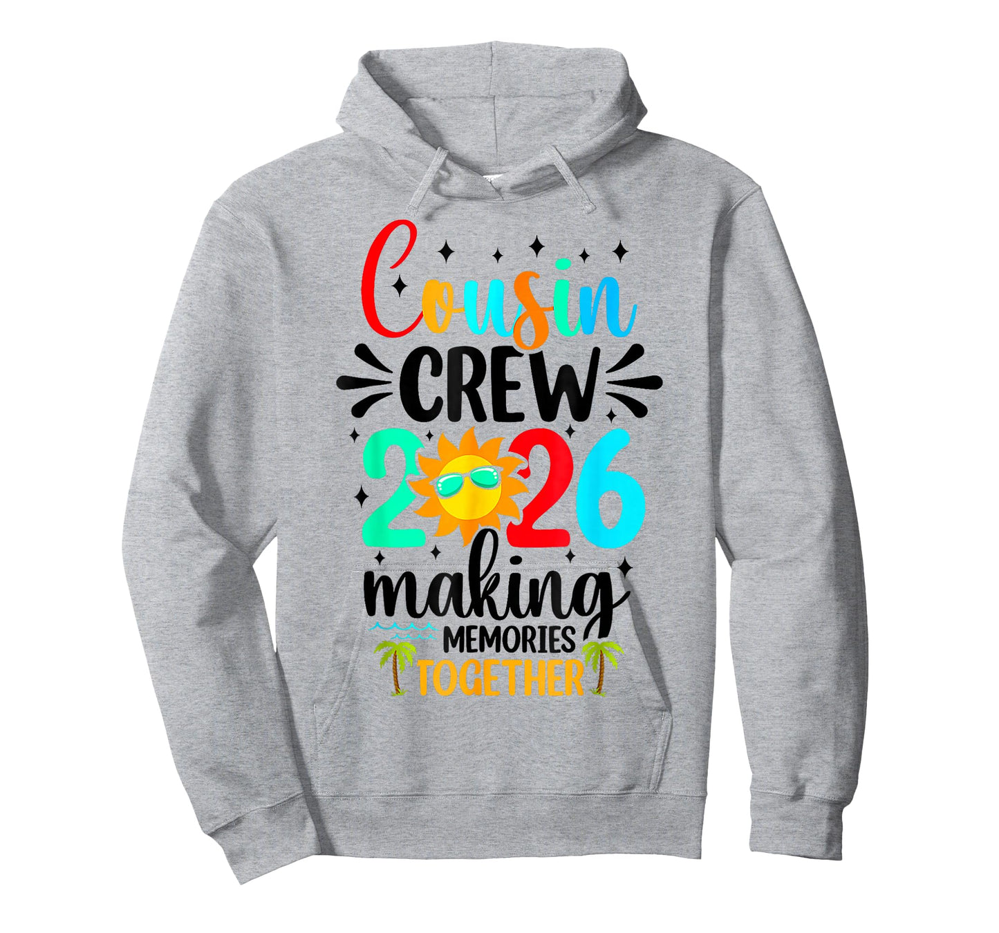 Cousin Crew 2026 Summer Vacation Beach Family Trip Matching T-Shirt