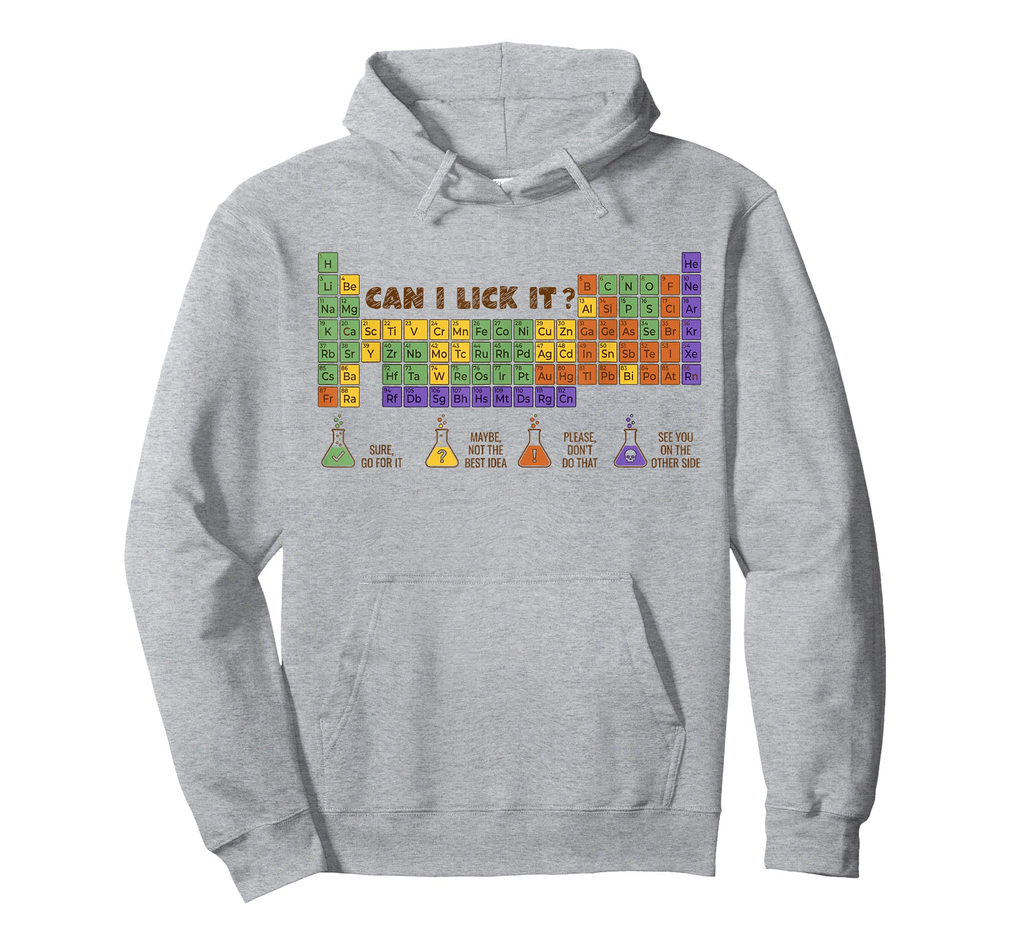 Can I Lick It Chemistry Periodic Table of Elements Science T-Shirt