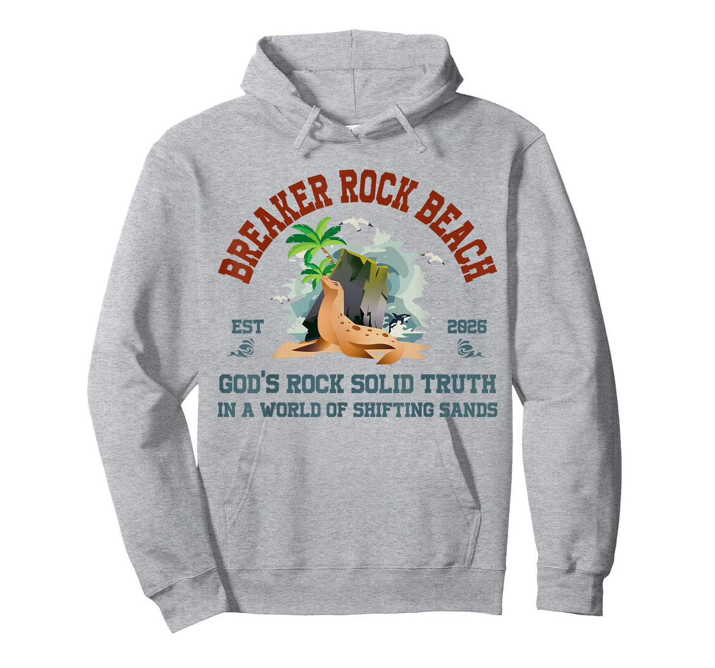 Breaker Rock Beach Christian God's Rock-Solid Truth VBS 2026 T-Shirt