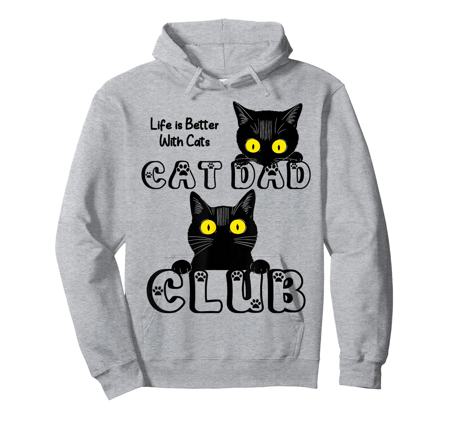 Funny Cat Dad Club Husband Birthday Fathers Day T-Shirt