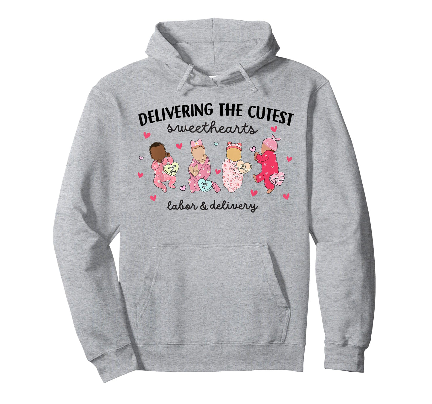 Delivering Sweethearts Valentine Labor and Delivery Nurse T-Shirt