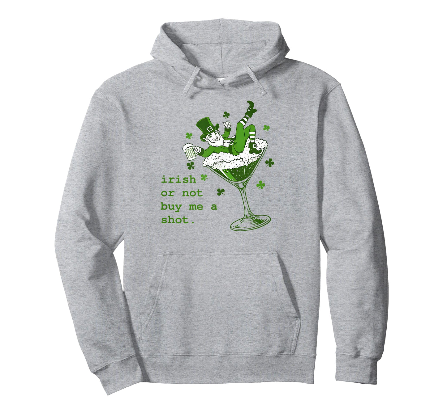 Irish Or Not Buy Me Shot Martini Funny Irish St Patricks T-Shirt