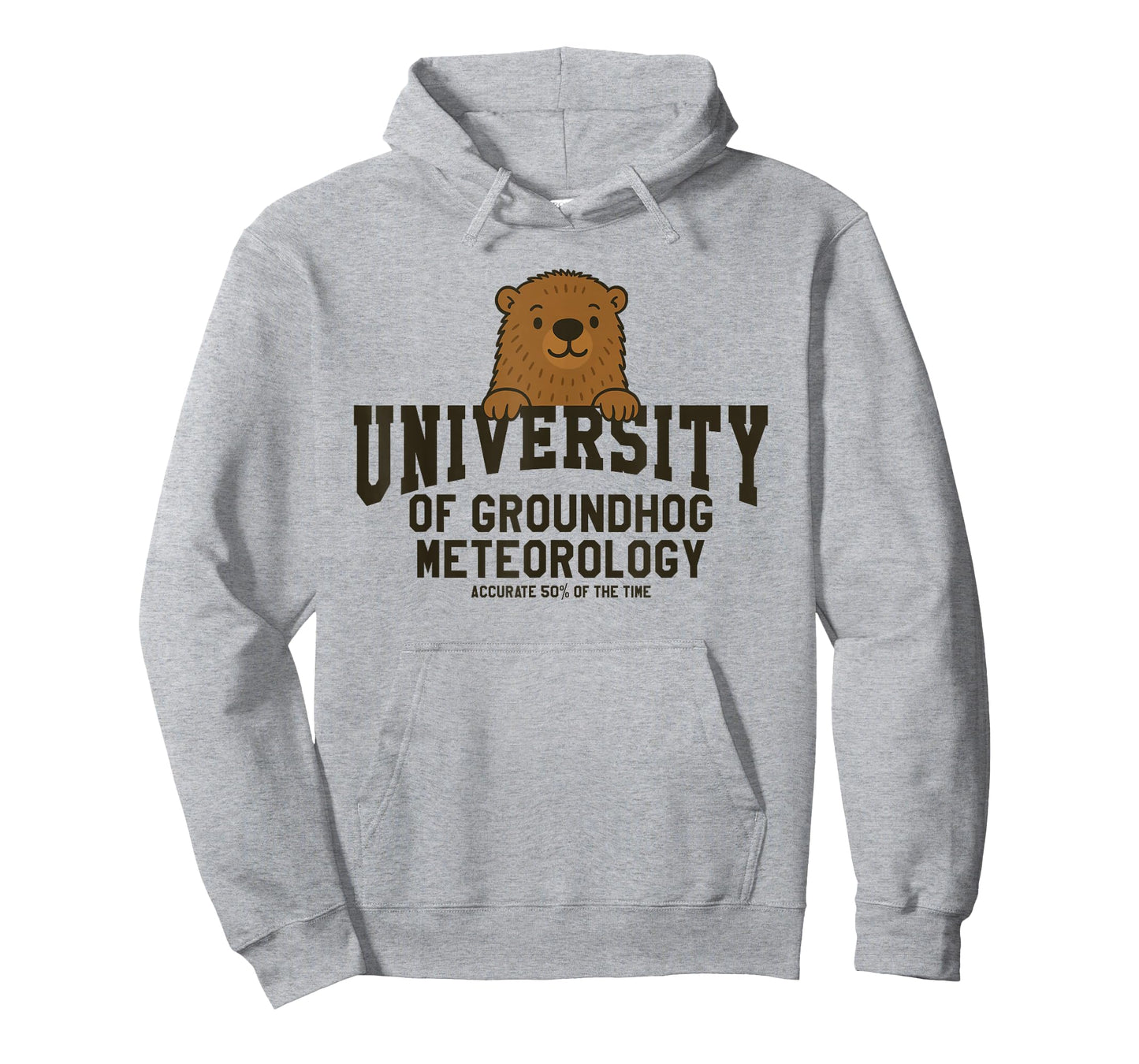 Funny Groundhog Day University of Ground Hog Meteorology T-Shirt