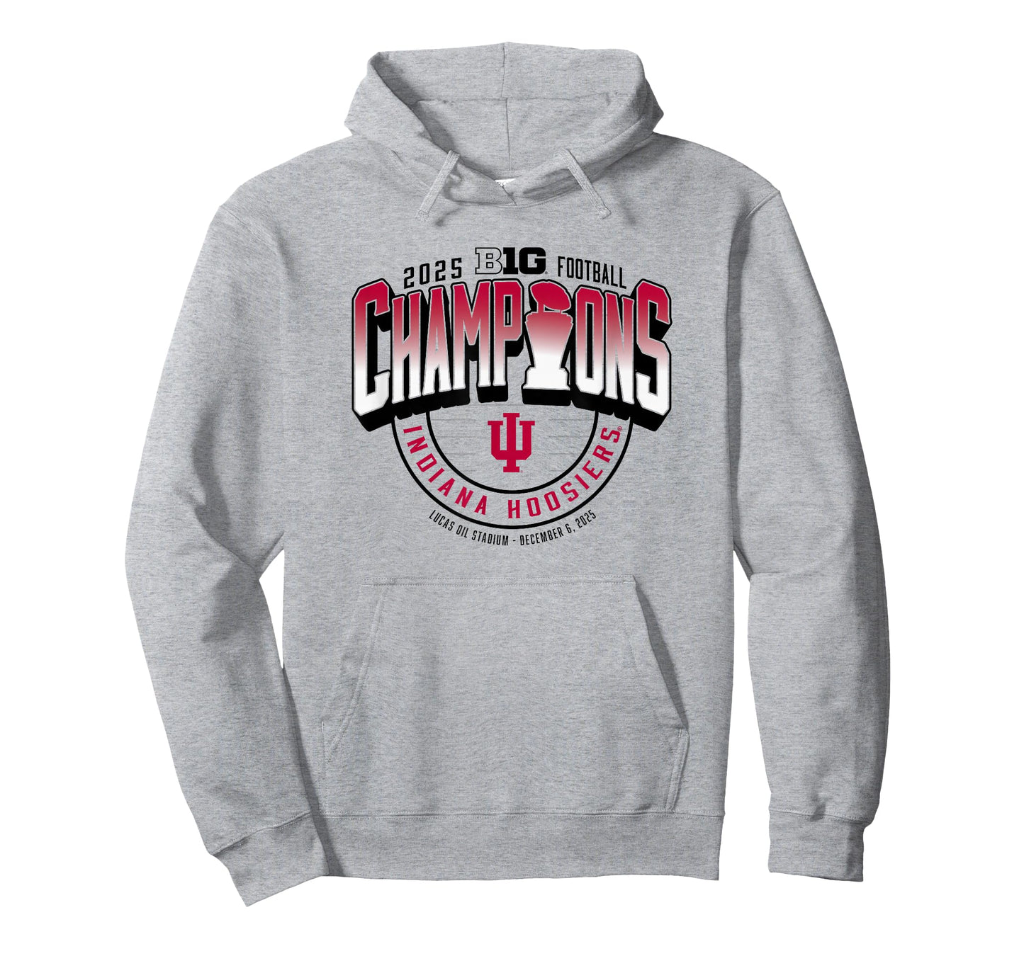 Indiana Hoosiers Big Ten Champs 2025 Football Locker Room T-Shirt