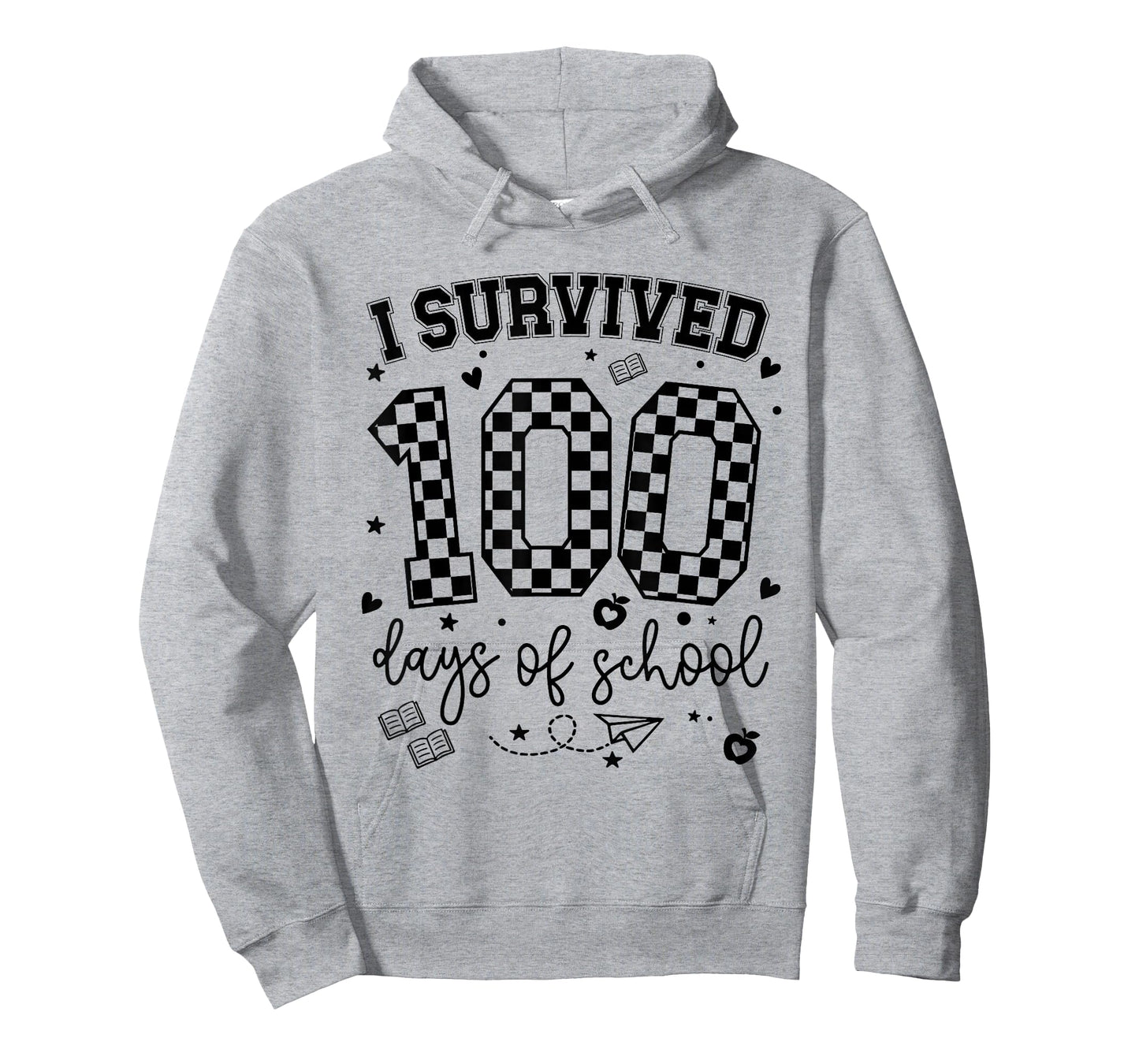 I Survived 100 Days of School Students Teachers 100th Day T-Shirt