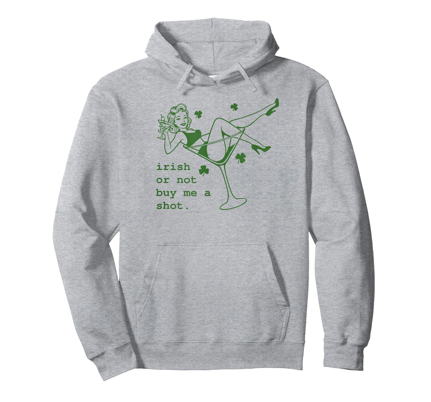 Irish Or Not Buy Me Shot Martini Funny Irish St Patricks T-Shirt