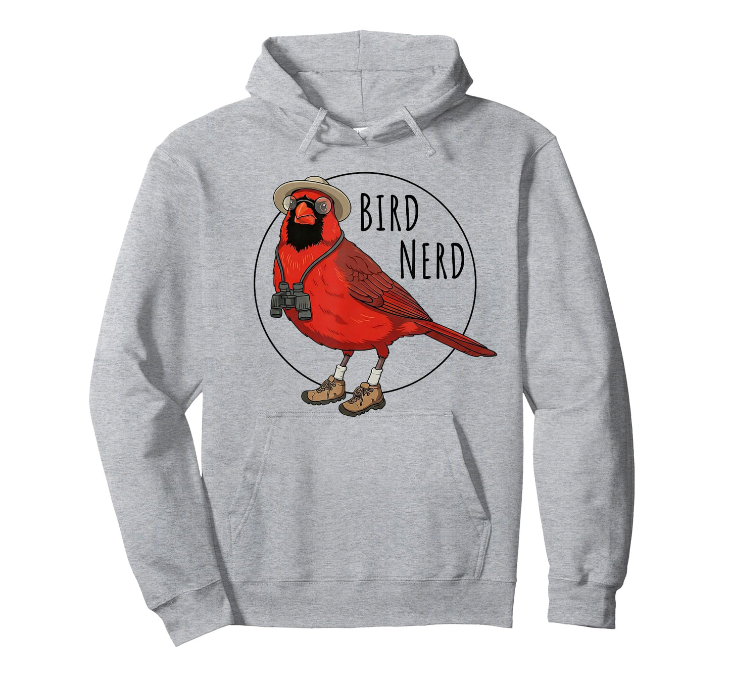 Red Cardinal Bird Nerd Funny Watching Birding Lover Watcher T-Shirt