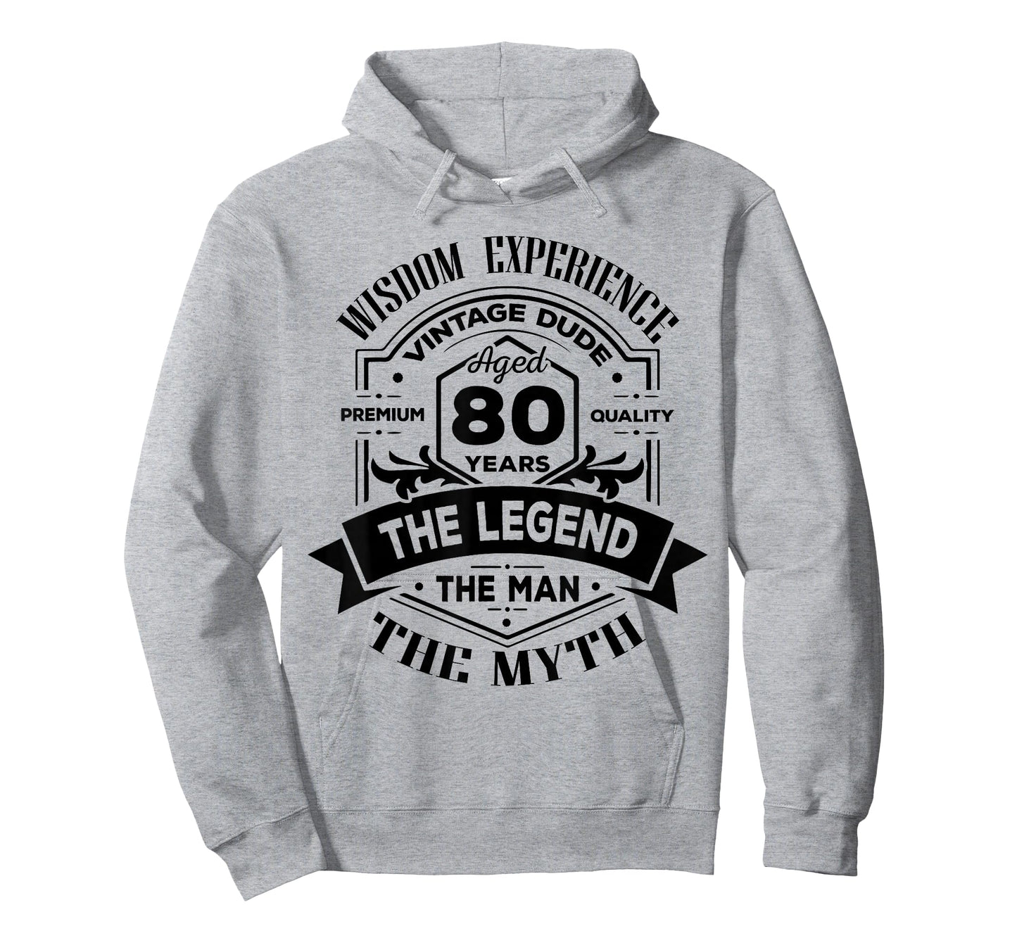 Vintage The Man Myth Legend 80 Birthday Tee for 80 Years Old T-Shirt