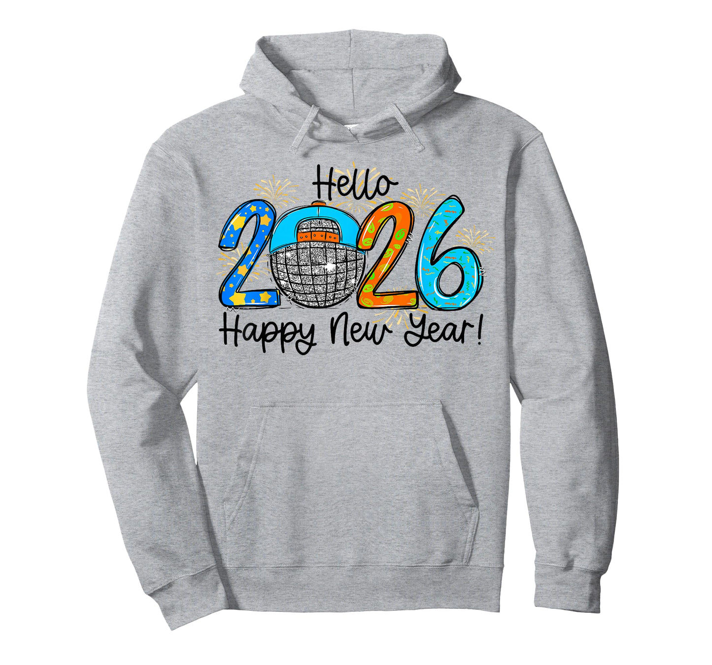 Hello 2026 Happy New Year Party Boys Kids Toddlers T-Shirt