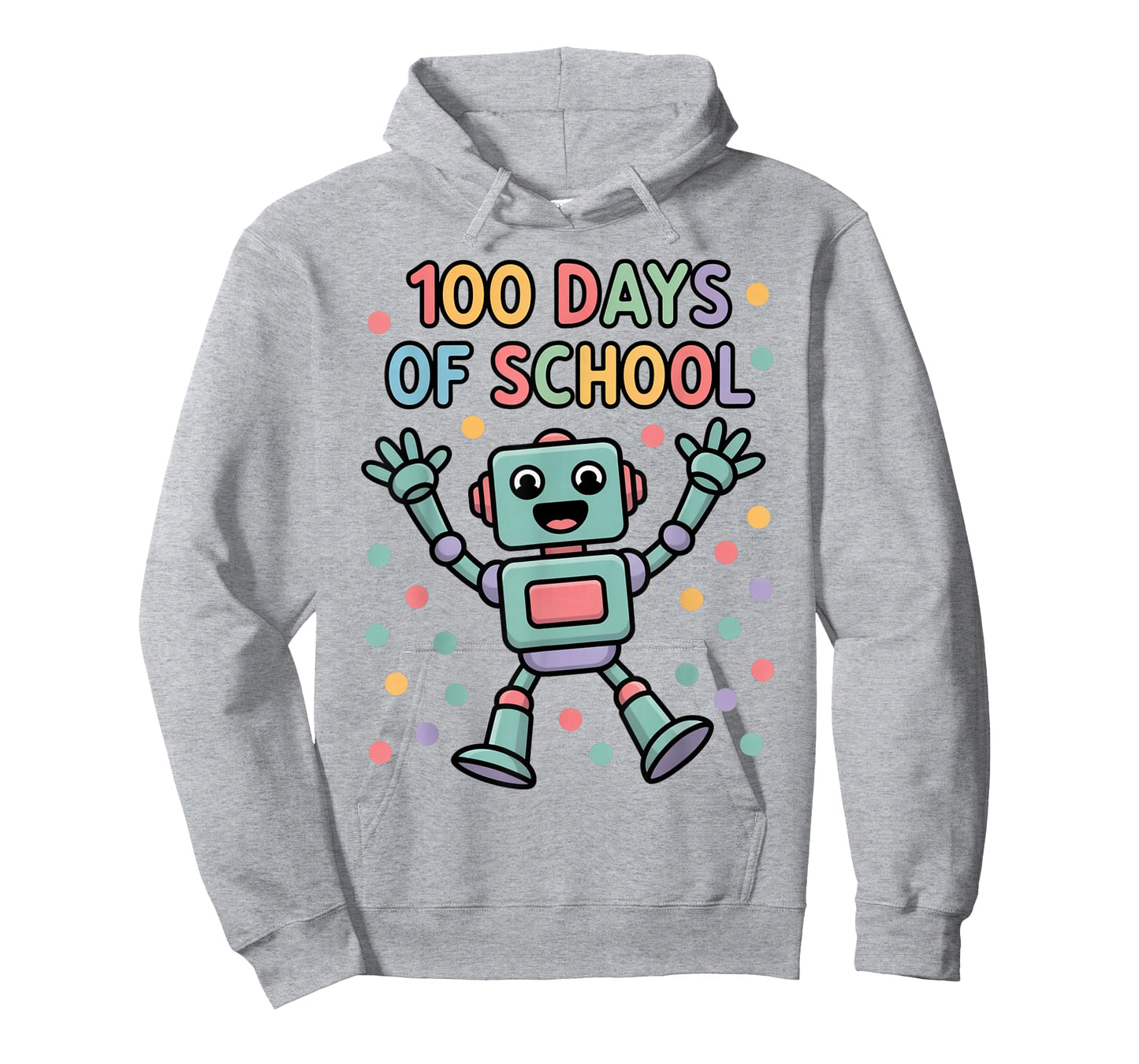 Robot Fun 100 Days of School Celebration Kids T-Shirt