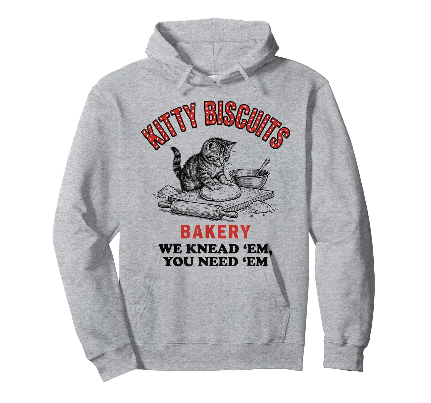 Kitty Biscuits Bakery T for Cat Lovers T-Shirt