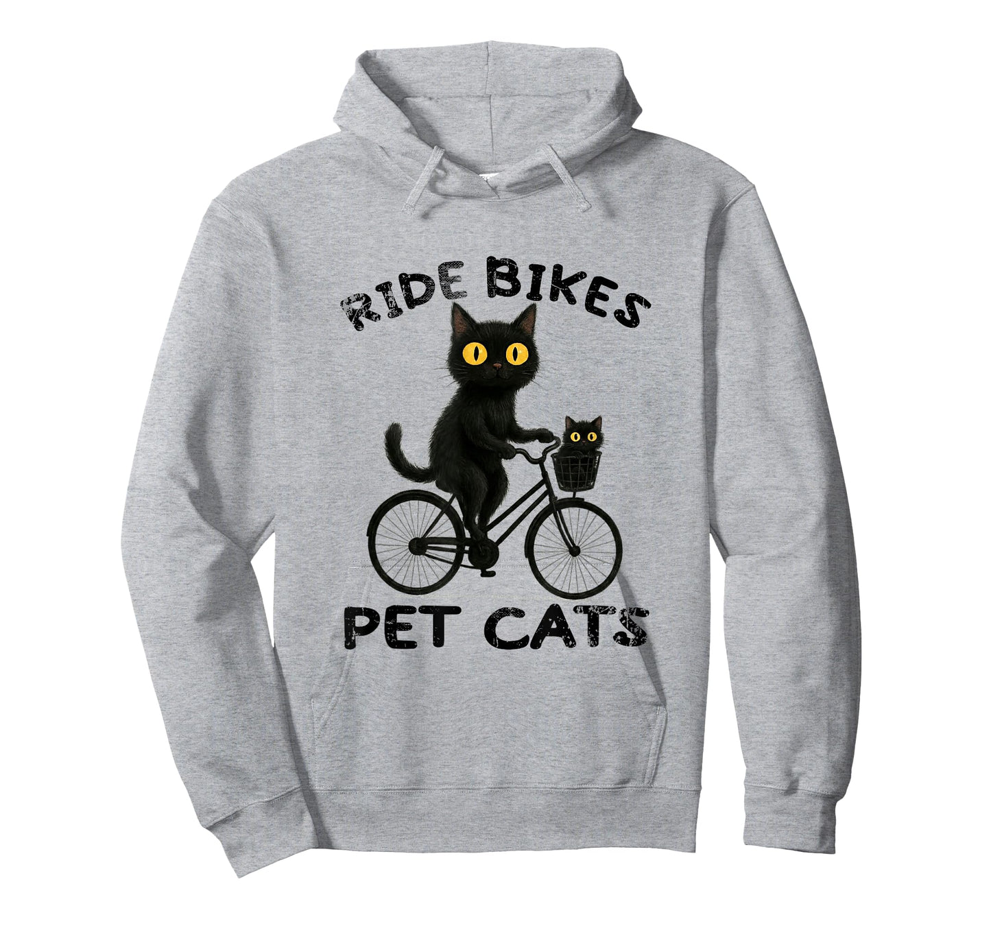 Ride Bikes Pet Cats Bicycle Cycling Biking Cat Lover T-Shirt