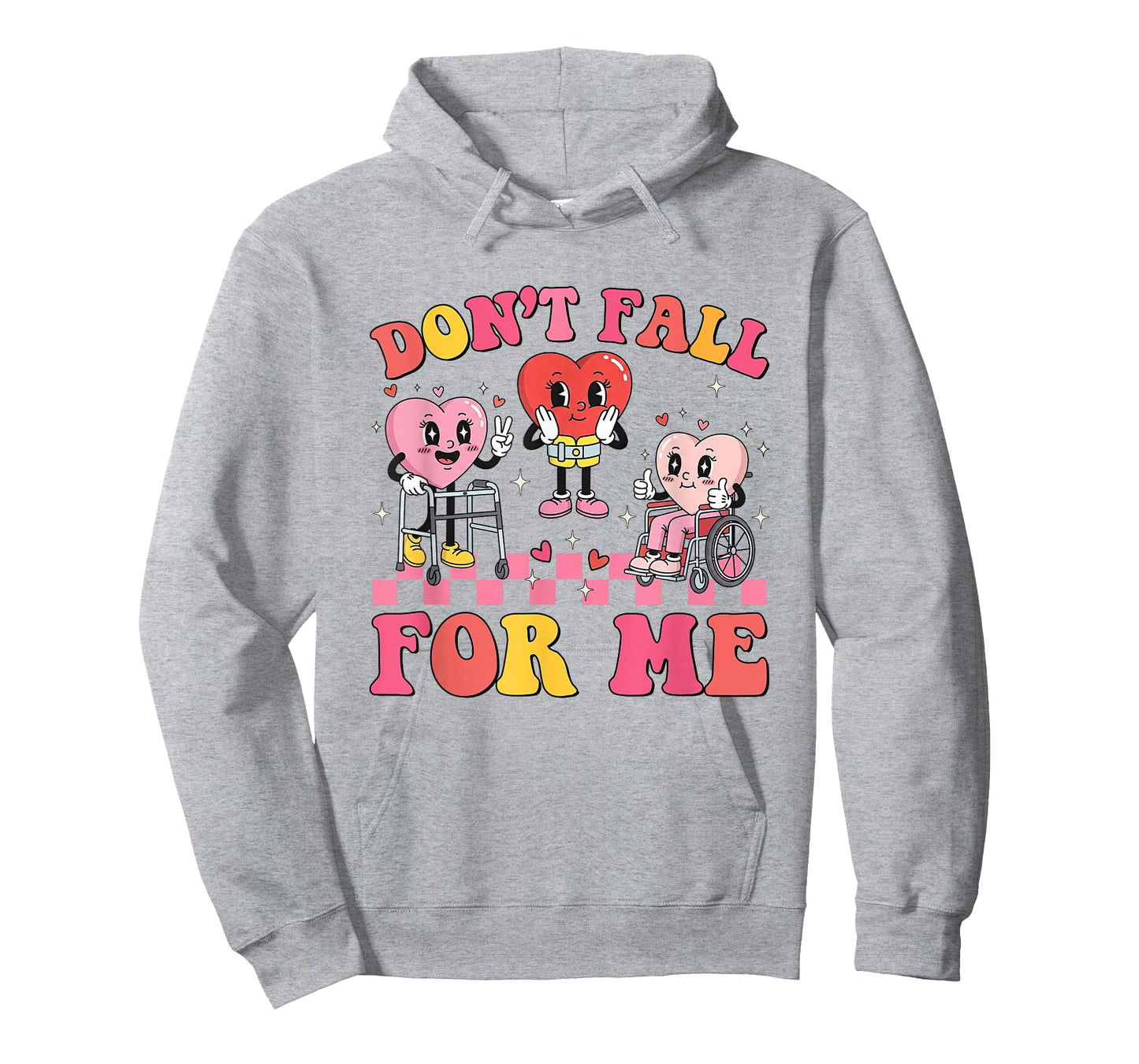 Don't Fall for-Me Physical Therapy Valentine Fall Prevention T-Shirt