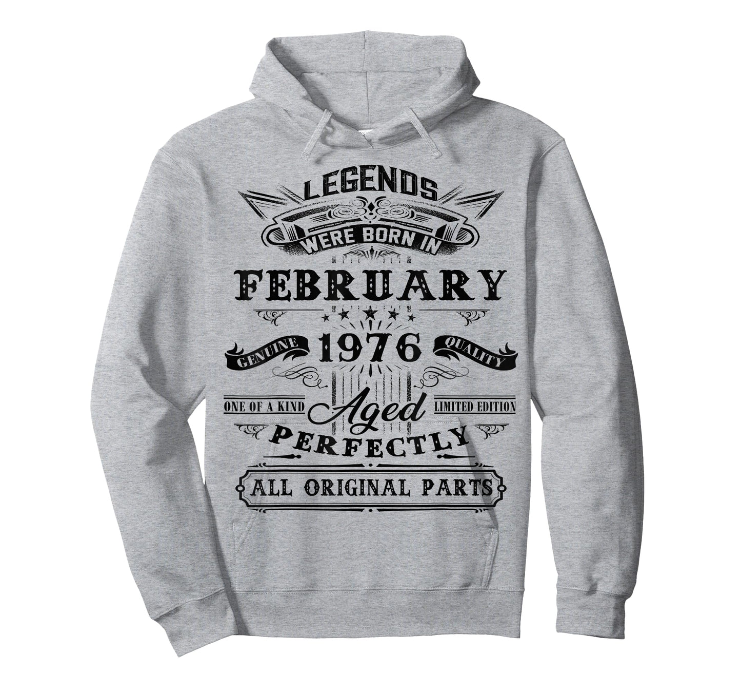 50th Birthday Gift Legend Born in February 1976 50 Yrs Old T-Shirt