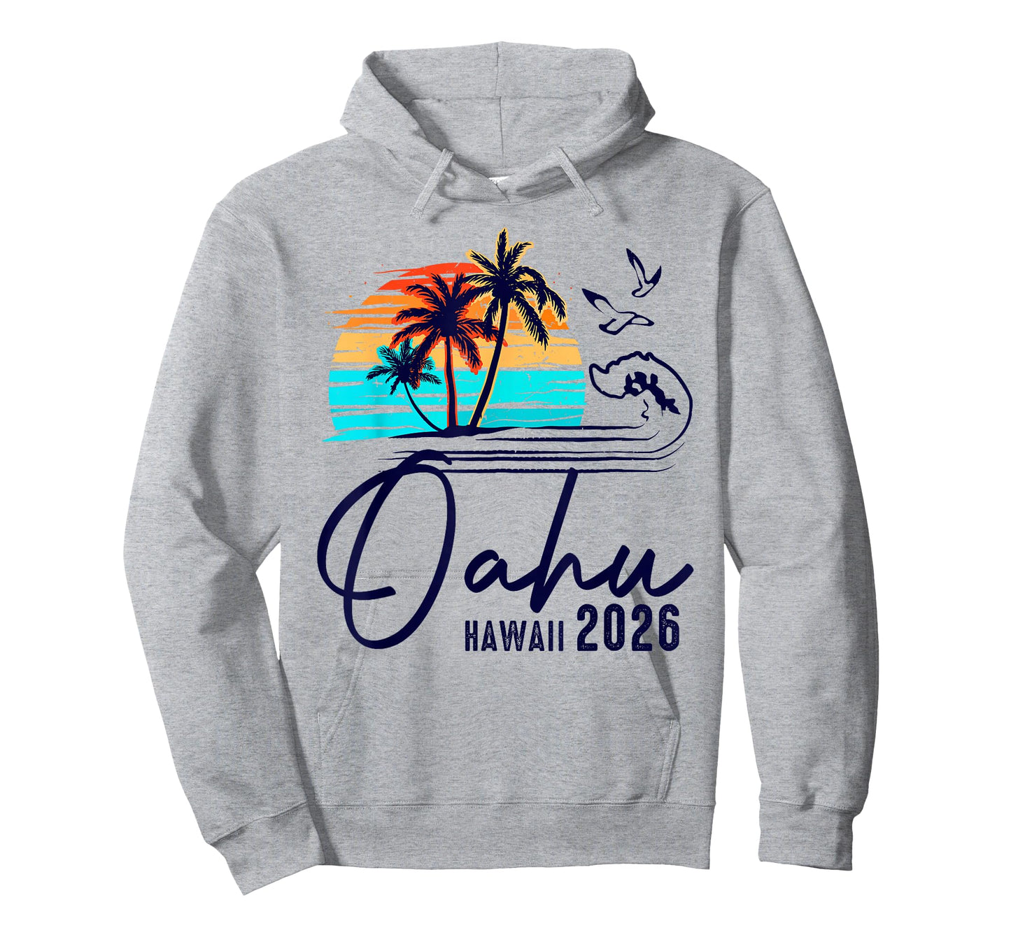 Oahu Hawaii 2026 Vacation Beach Matching Family Group T-Shirt