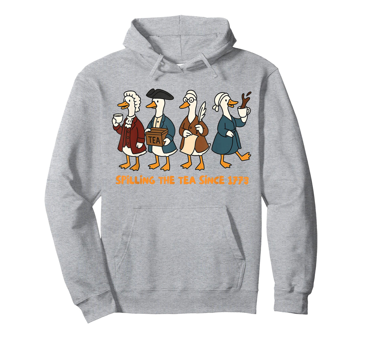 History Teacher Independence Silly Goose Spilling The Tea T-Shirt