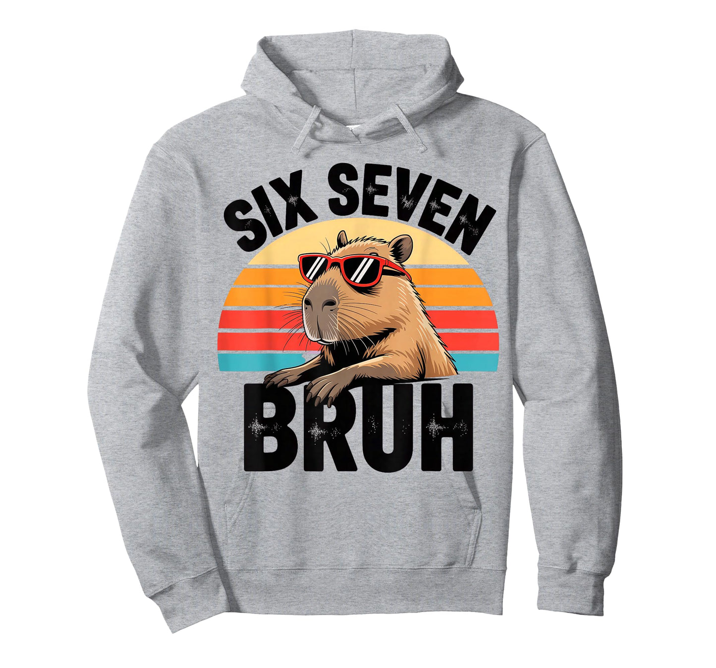 Six Seven Bruh 67 Meme Capybara T-Shirt
