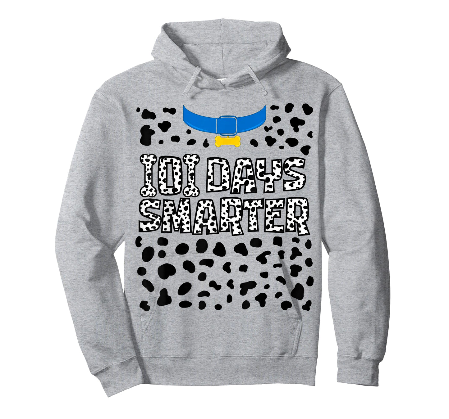 100 Days Smarter 100th of School Dalmatian Dog Teacher Kids T-Shirt
