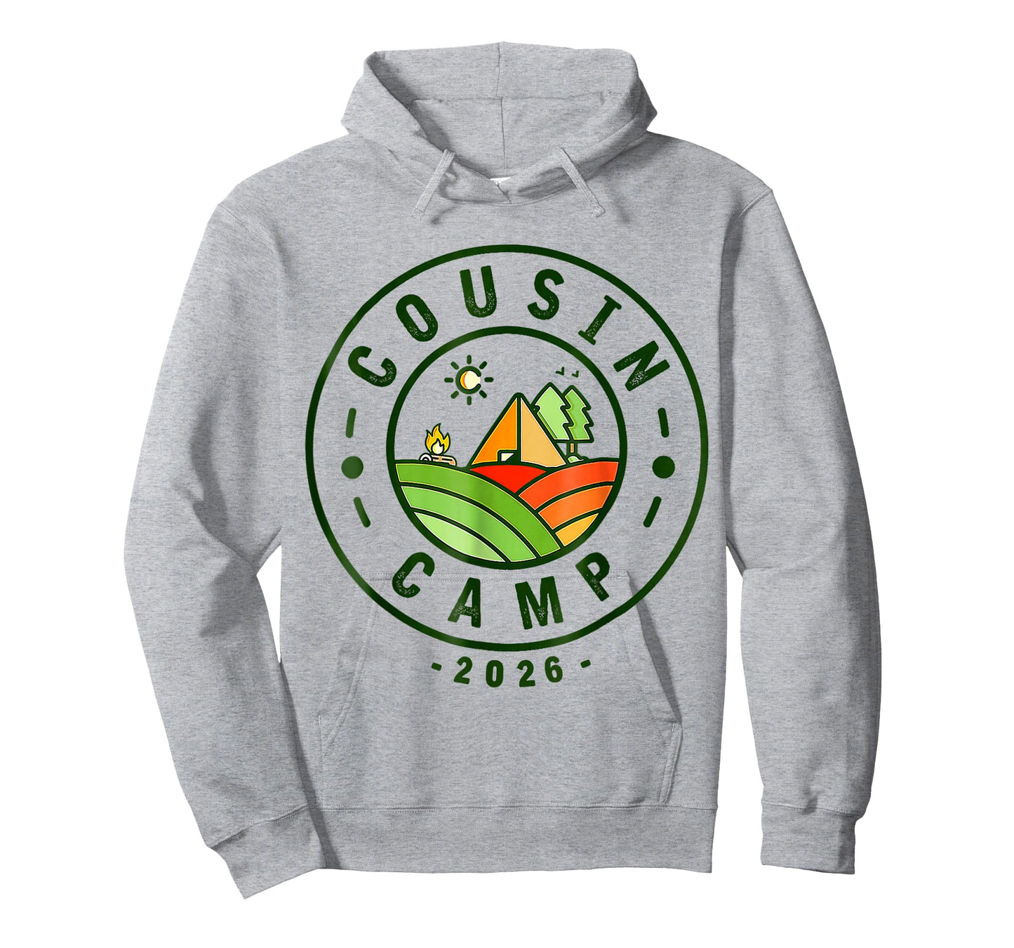 Cousin Camp 2026 Family Vacation Summer Camping T-Shirt