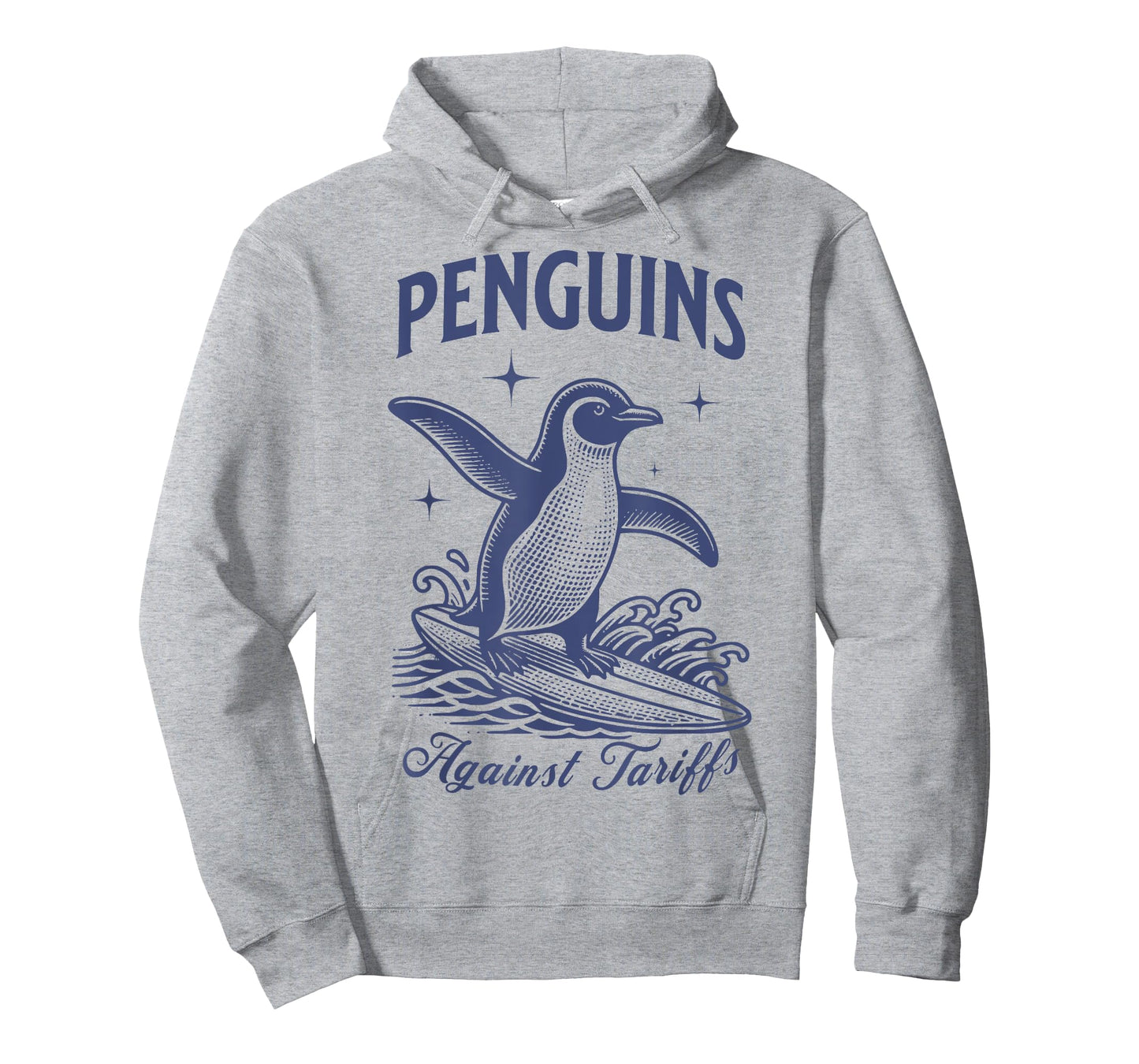 Penguins Against Tariffs Resist Penguins Activism Graphic T-Shirt