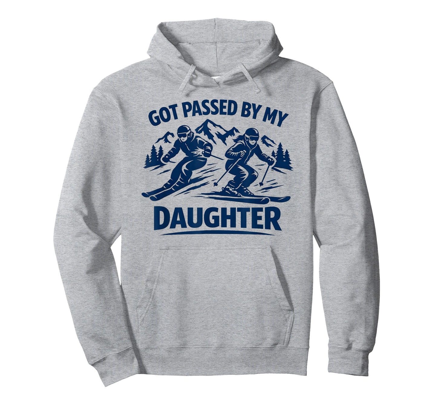 Got Passed by My Daughter Funny Ski, Skiing T-Shirt