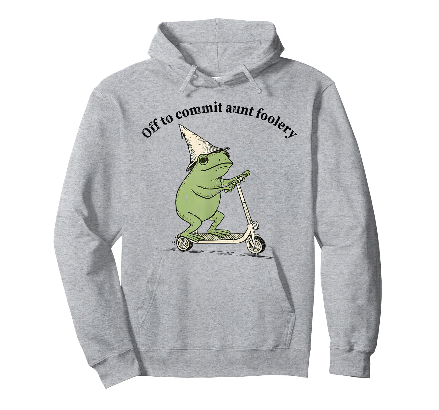Off to Commit Aunt Foolery, Auntie Frog T-Shirt