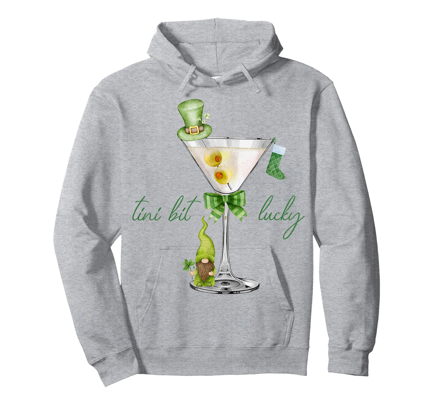 St. Patrick's Martini Irish Baby A Tini Bit Irish Lucky Girl T-Shirt