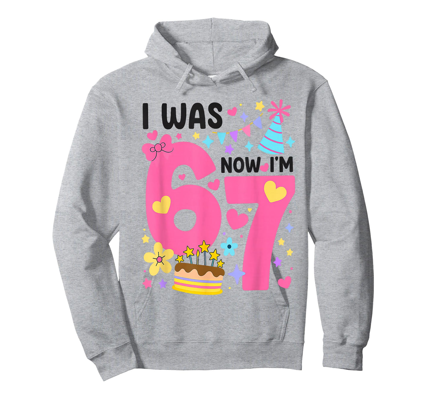 I was 6 Now I'm 7 Year Old Birthday 7th Kids Coquette Bow 67 T-Shirt