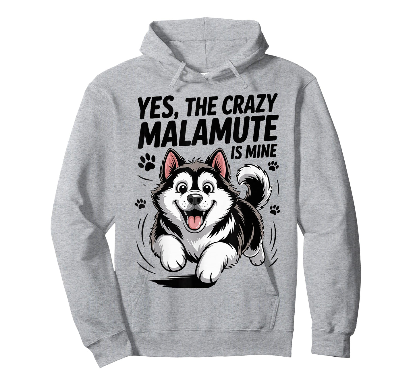 Cute Pet Dog Lover Cartoon Funny Breed Alaskan Malamute T-Shirt