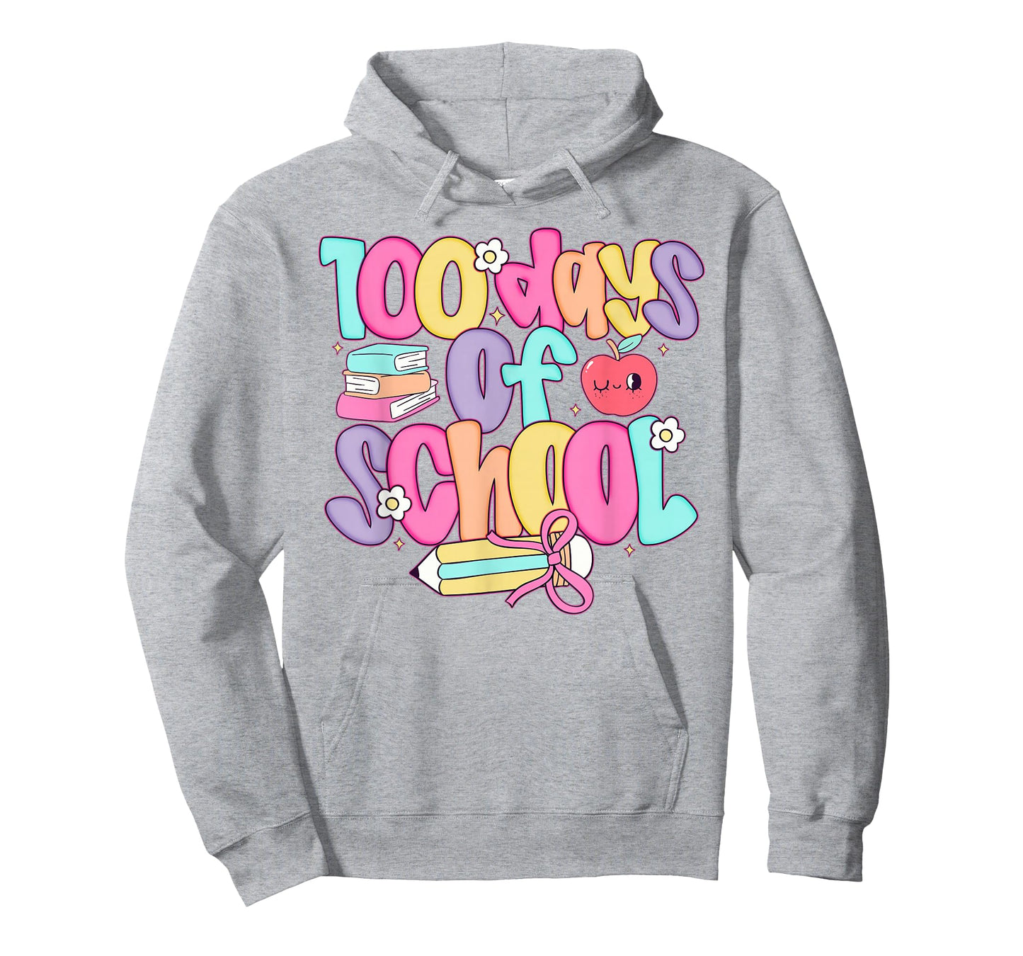 100 Days of School for Girls Kids Pink Coquette Bow Smarter T-Shirt