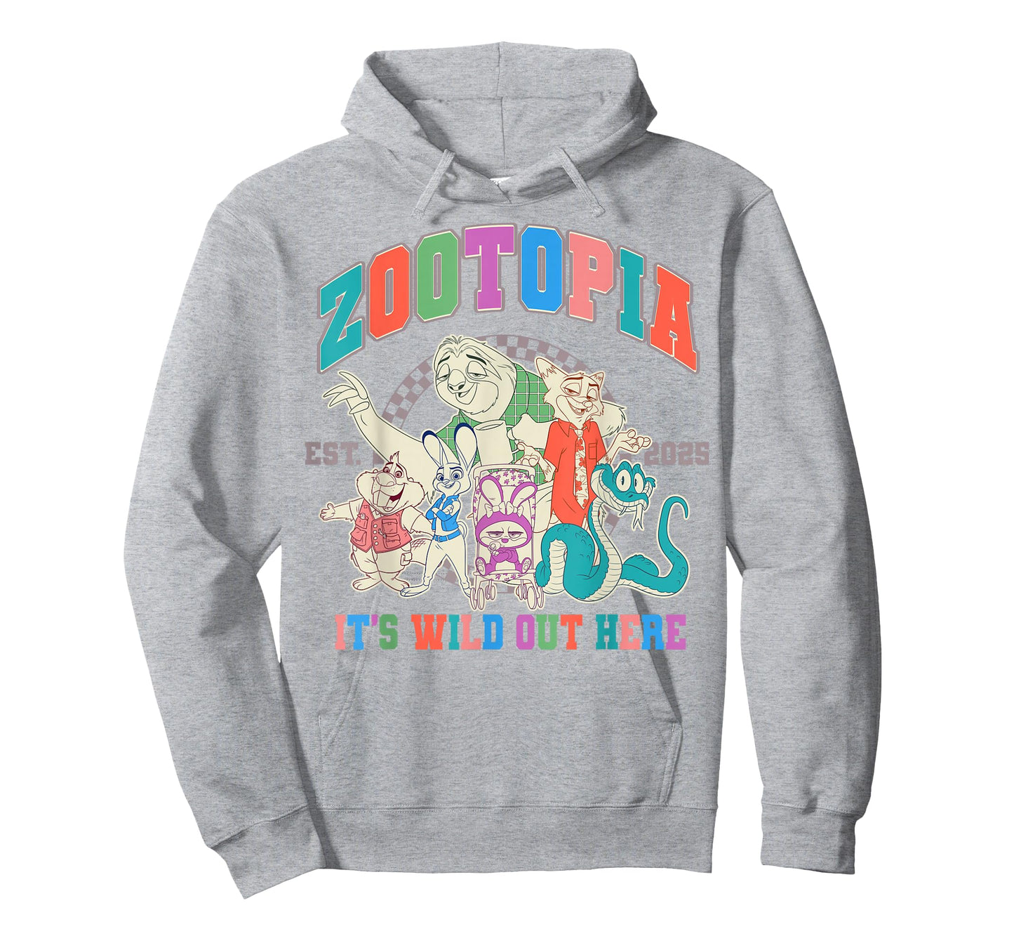 Disney Zootopia 2 Zootopia It's Wild Out Here Est 2025 T-Shirt
