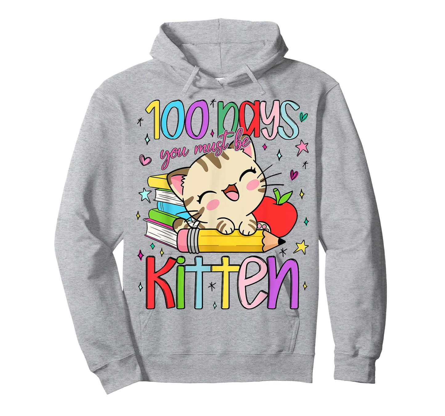 100 Days of School You Must Be Kitten 100 Days Cat Lover T-Shirt