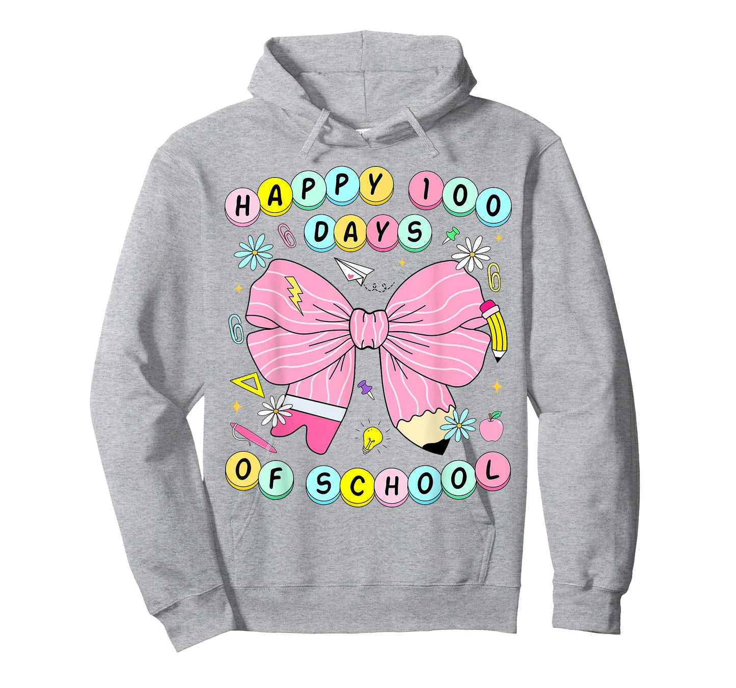 Happy 100 Days of School Girls Coquette 100th Day of School T-Shirt