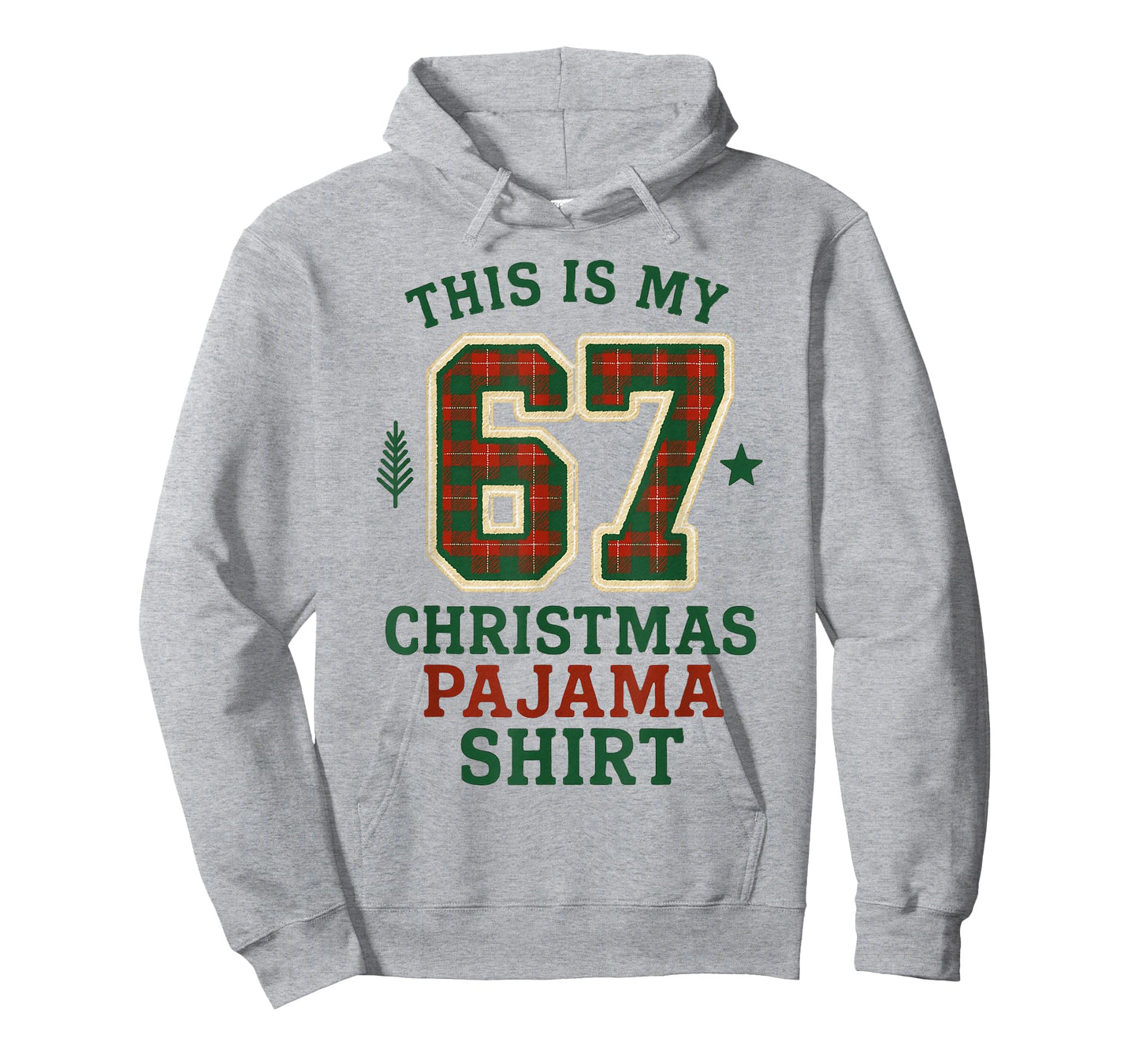 Funny Six Seven 67 Meme 6 7 Holiday Christmas Pajamas Kids T-Shirt