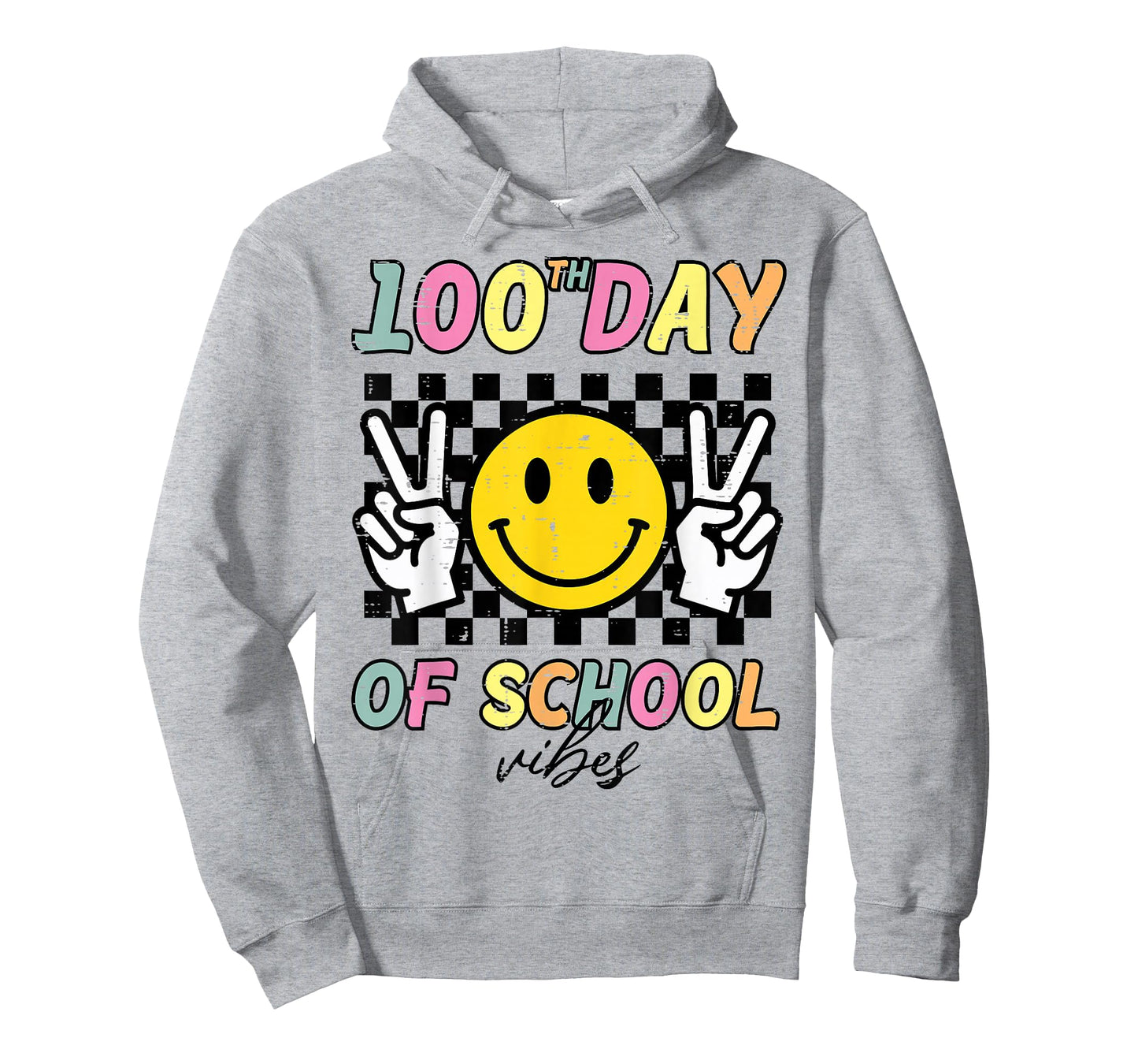 100th Day of School Vibes 100 Days of School Boys Girls Kids T-Shirt