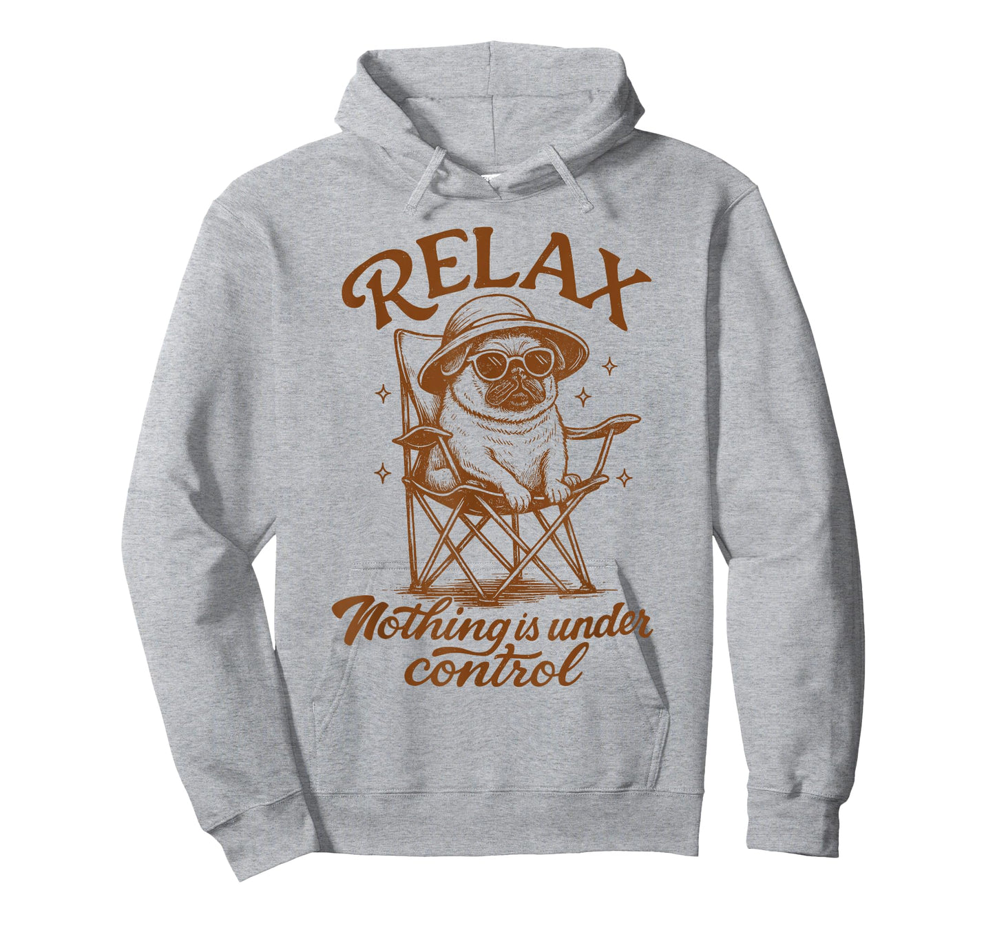 Pug Lover Pug Mom Fur Mama Relax Nothing is Under Control T-Shirt