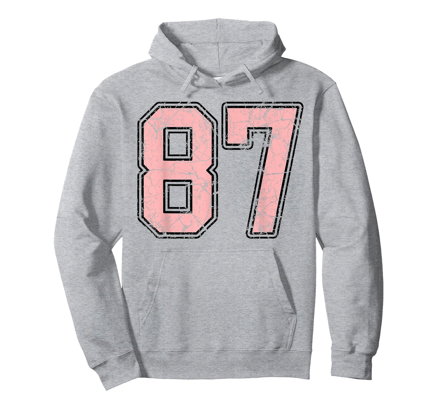 Pink and Black Number 87 Jersey Player Uniform #87 Fan T-Shirt