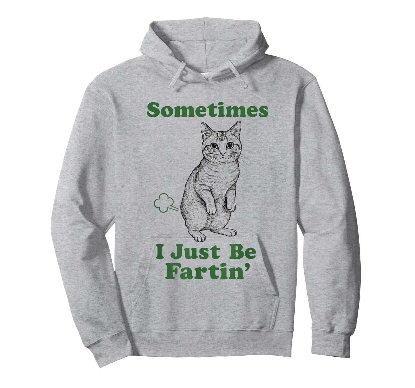 Cat Fart Funny Kitten Lover Humor Sometimes I Just Be Fartin T-Shirt