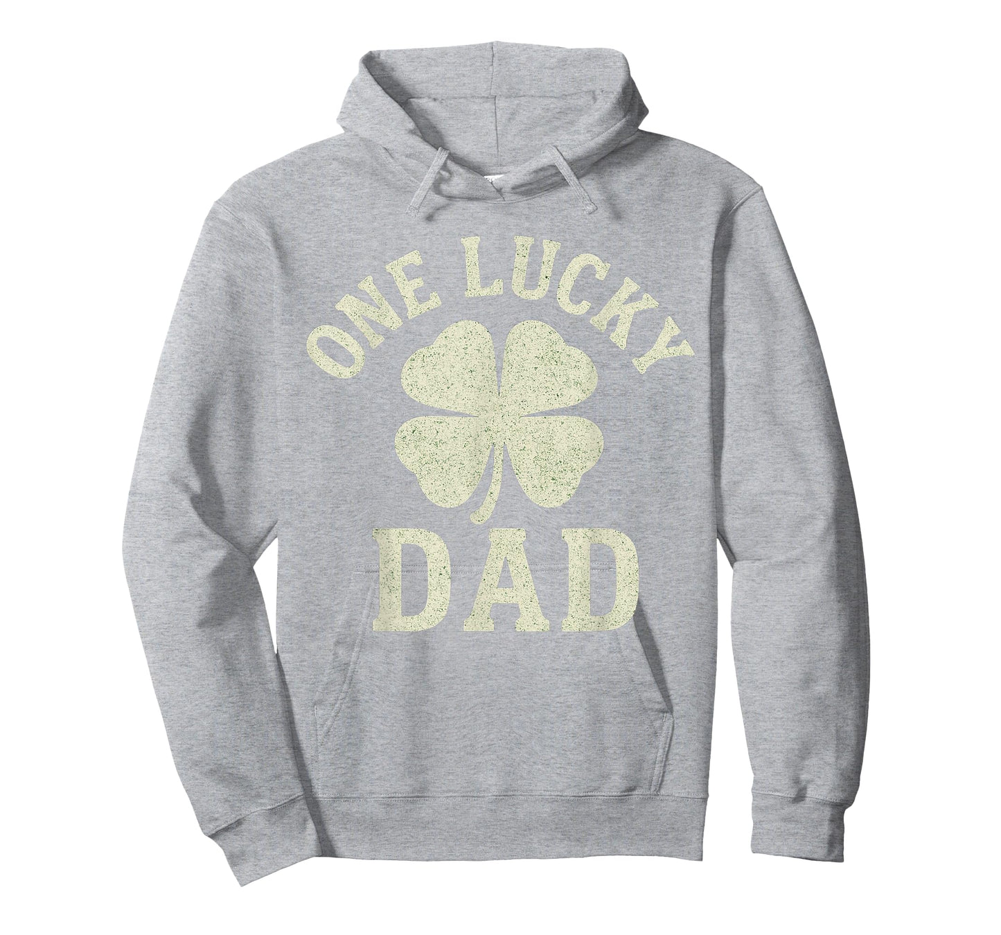 One Lucky Dad St Patricks Day Funny Vintage Papa Father Men T-Shirt