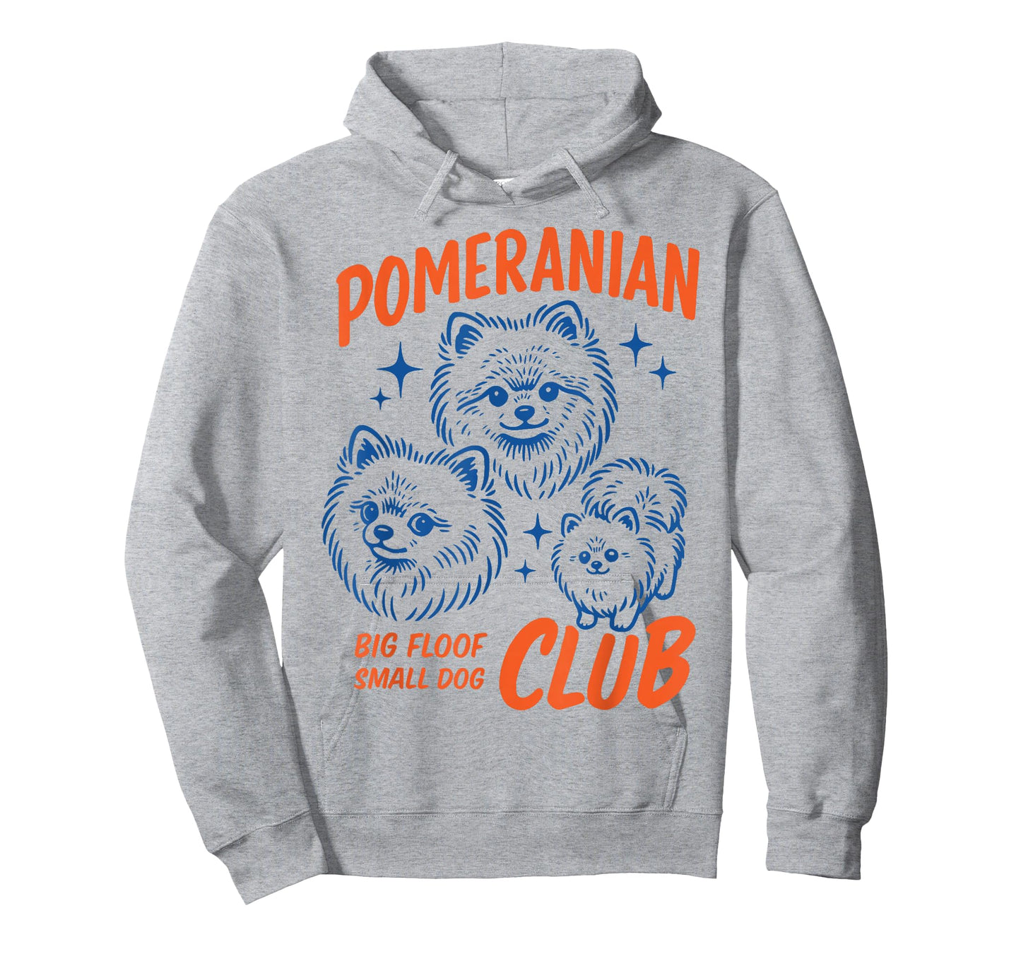 Retro Pomeranian Club Cute Small Dog Club Pet Lover T-Shirt