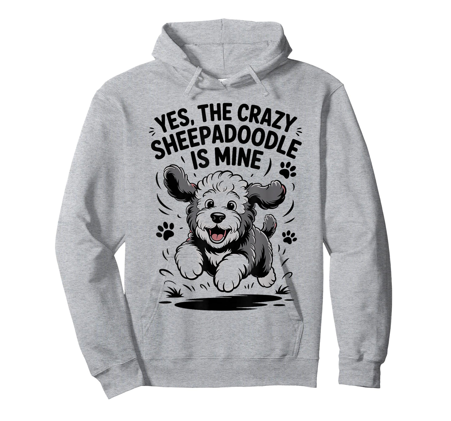 Cute Cross Mix Breed Dog Funny Pet Owner Cute Sheepadoodle T-Shirt