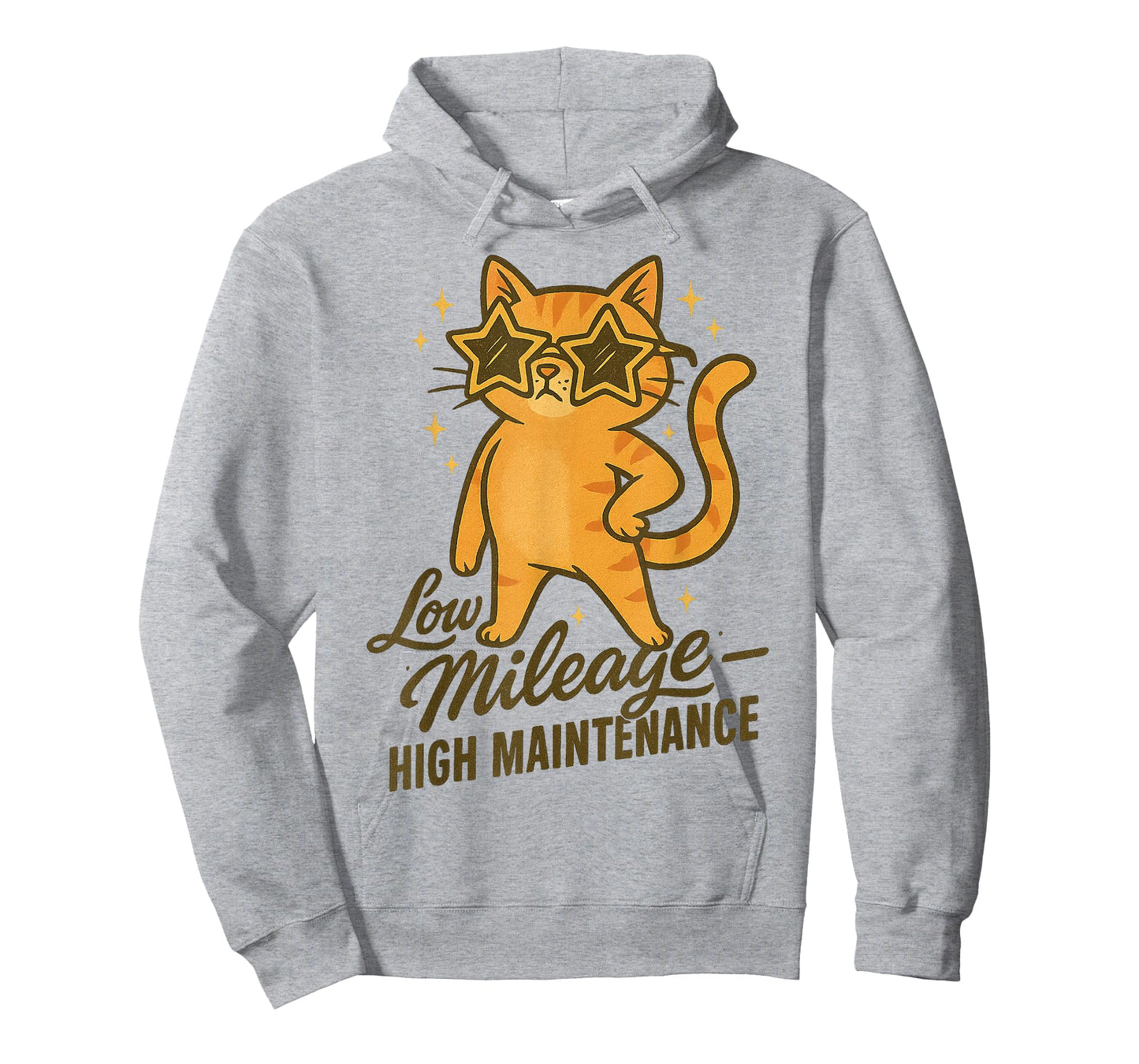 Friends Shirt Exchange Low Milage High Maintenance Funny Cat T-Shirt