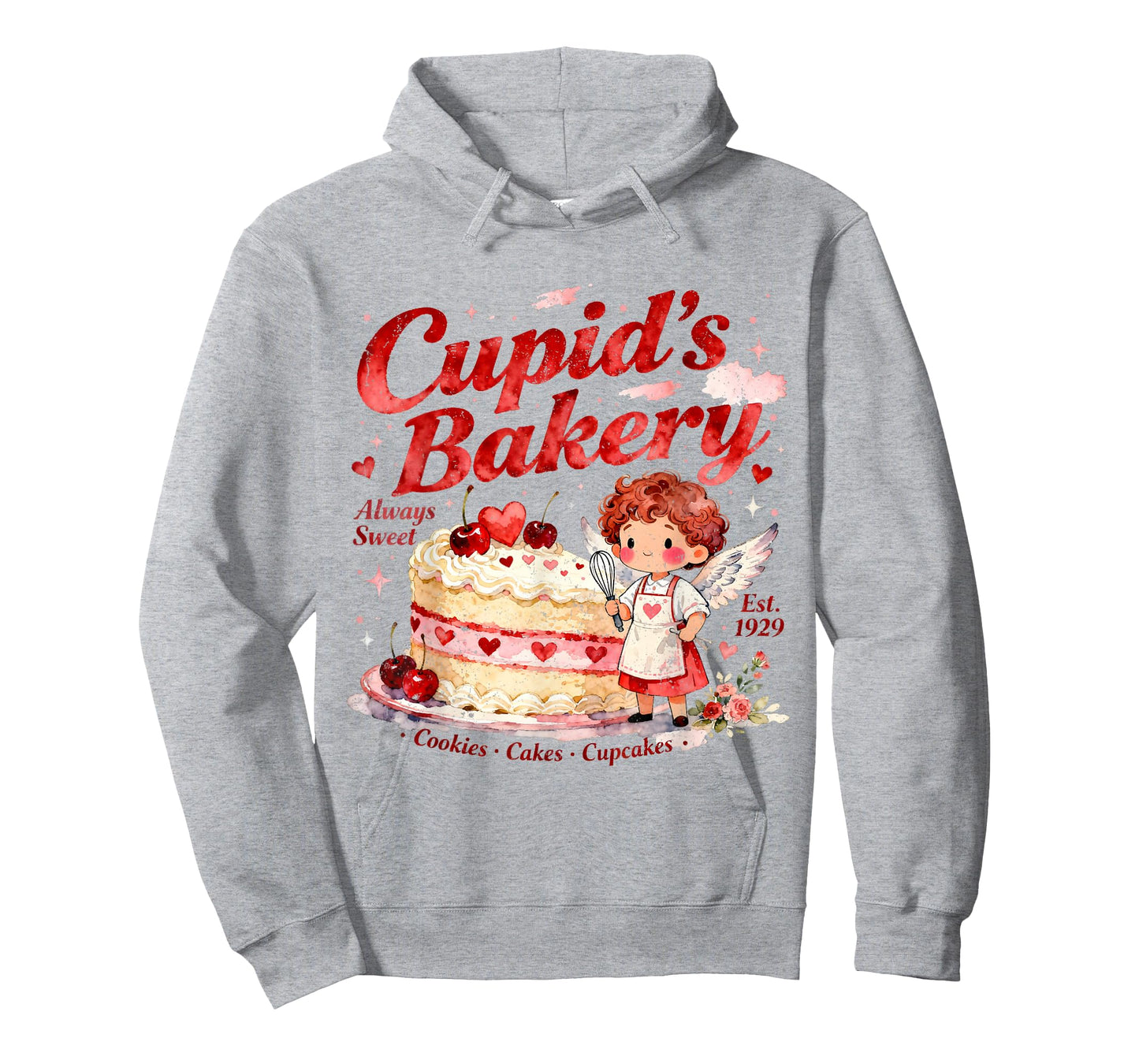Always Sweet Cupid Bakery Cute Valentine Love Art T-Shirt