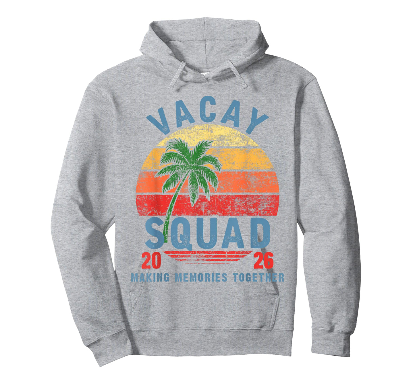 Vacay Squad 2026 Summer Vacation Family Friends Trip Palm T-Shirt