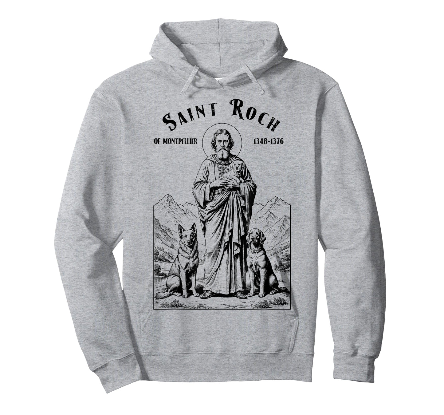Dogs Patron Saint Roch Vintage Funny Canine Dog Lovers T-Shirt