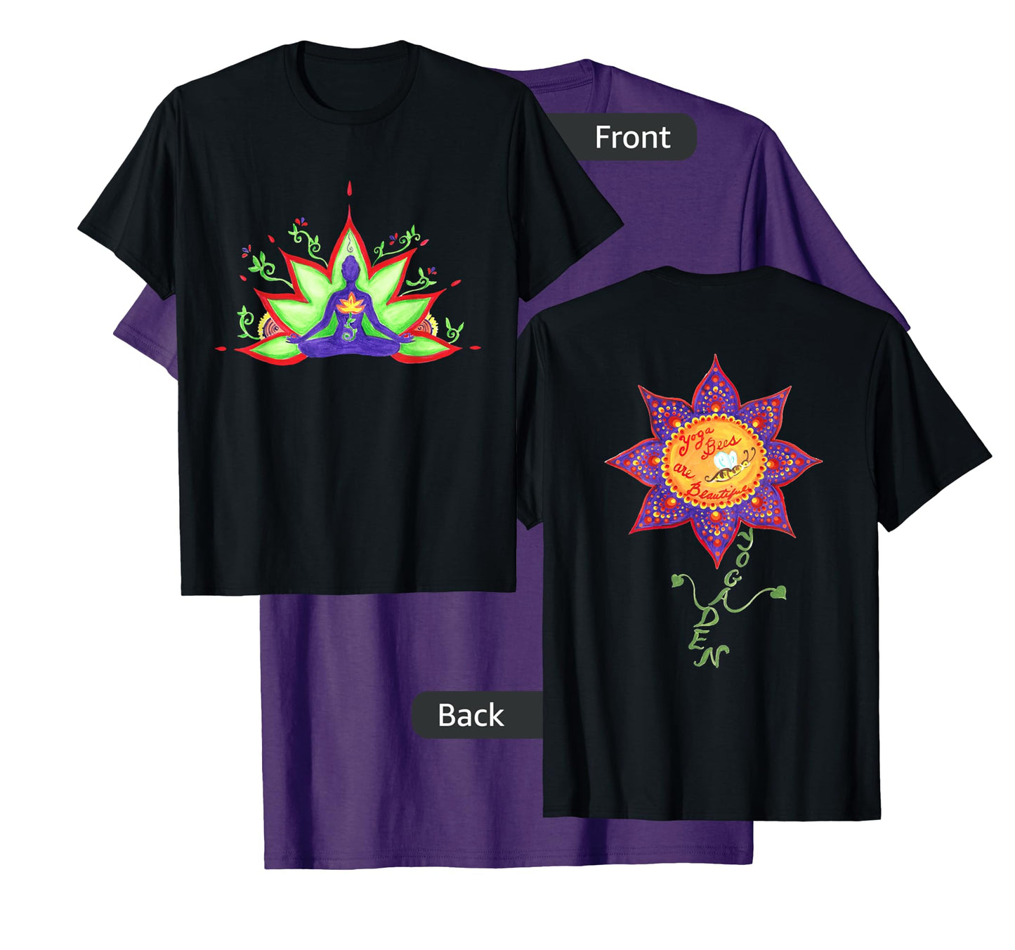 Yoga Bees Yoga Sutra Yoga Den T-Shirt