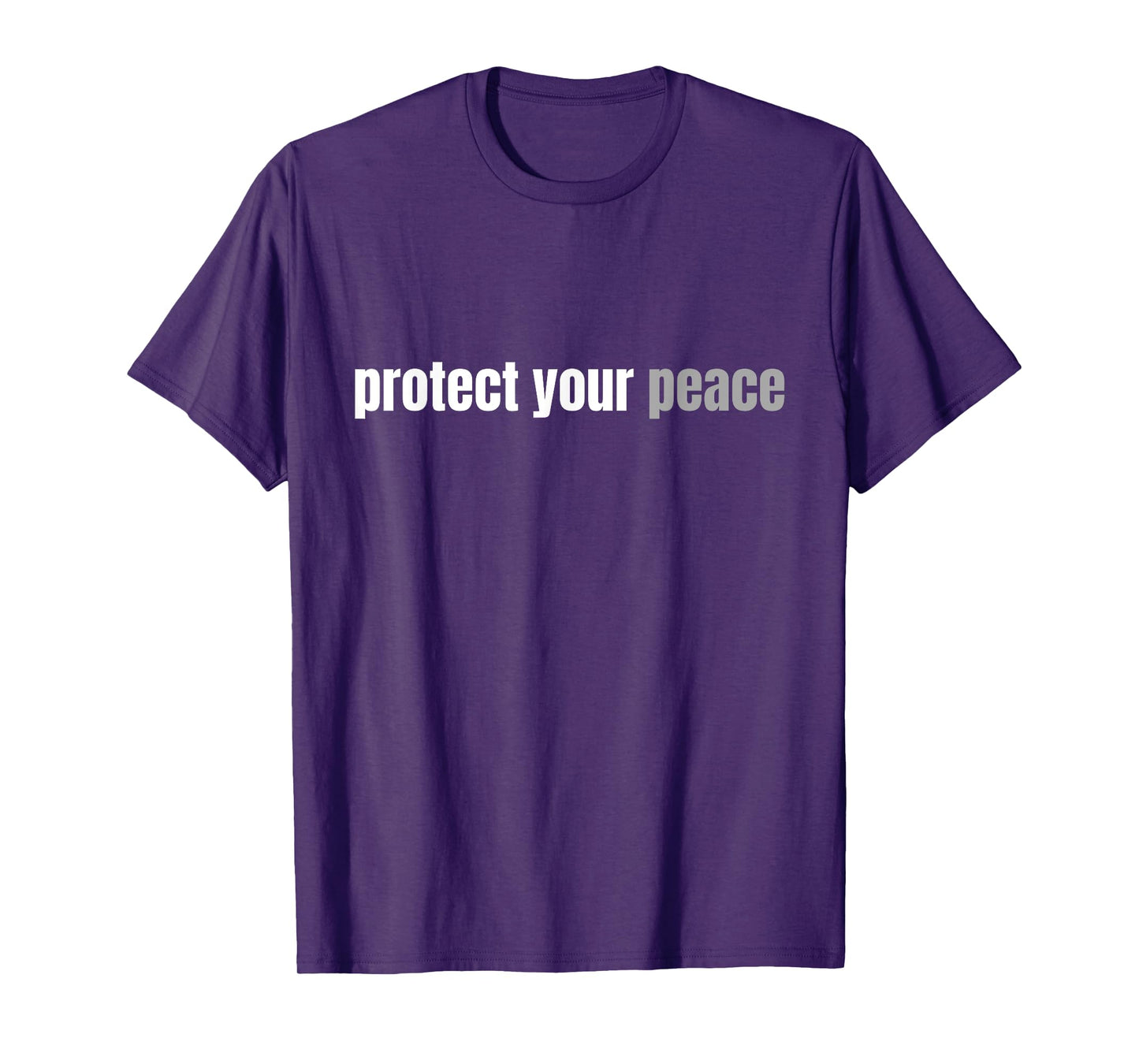 Protect Your Peace | Calm Tranquility Relax Mental Health T-Shirt