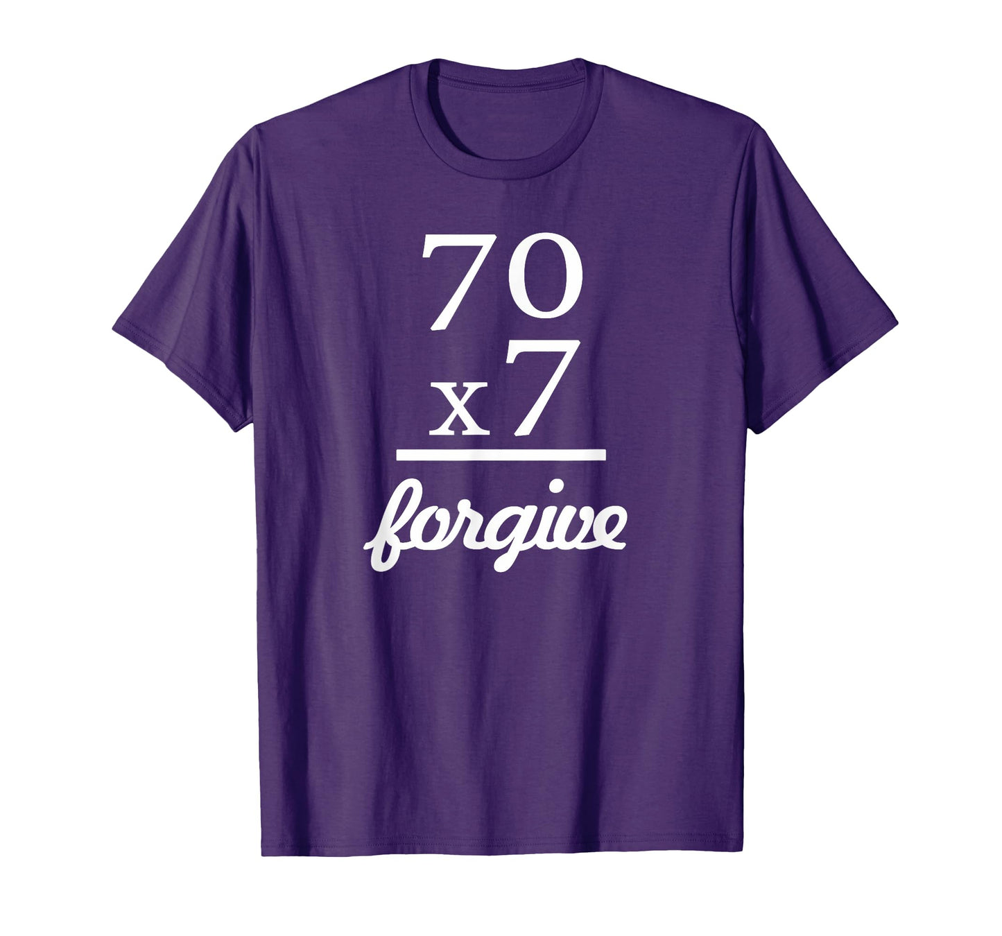 Christian Shirt - Jesus 70x7 Forgive T-Shirt
